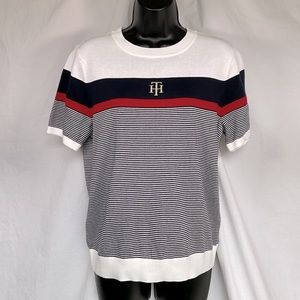 Tommy Hilfiger Nautical Stripe Crest Sweater